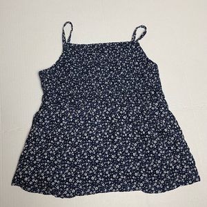 Abercrombie Kids Floral Smocked Top Tank 13/14